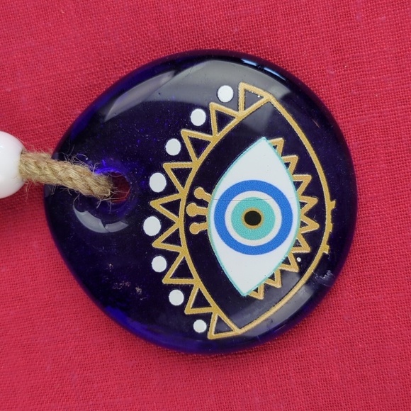 Evil Eye Rope Ornament - Picture 2 of 6